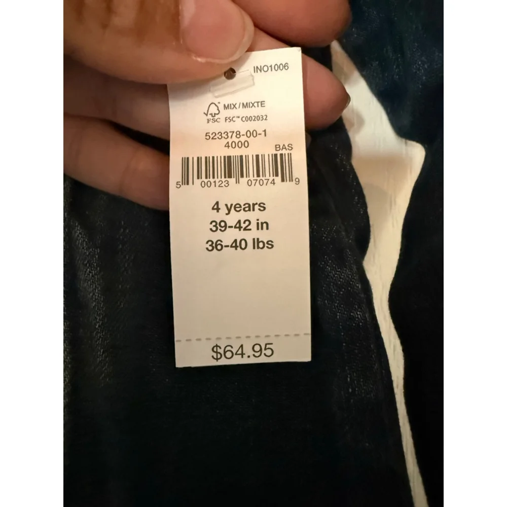 Boys Gap Disney Blue Mickey Mouse Jean Jacket 4T